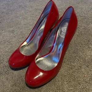 Jessica Simpson Red Stiletto Heels